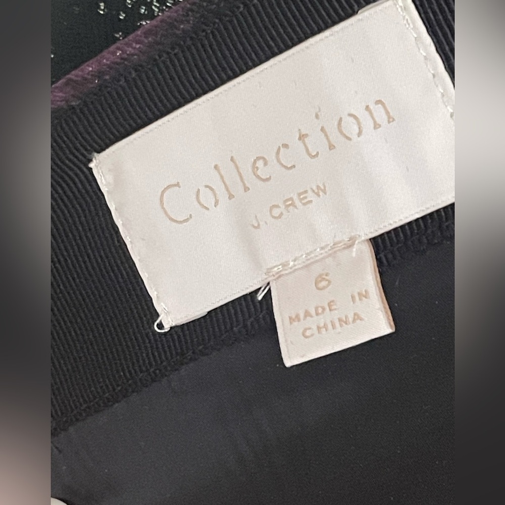 J. Crew Midnight Dutch Black Floral No. 2 Pencil Skirt - Picture 7 of 9